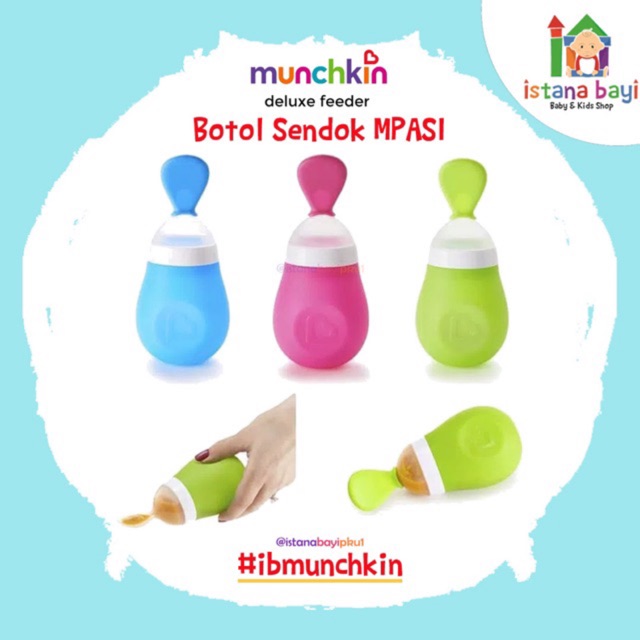 Munchkin Squeeze Spoon - Botol sendok Mpasi anak