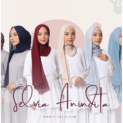 PASHMINA CERUTY BY ELZATTA SELVIA ANINDITA KERUDUNG PASMINA POLOS