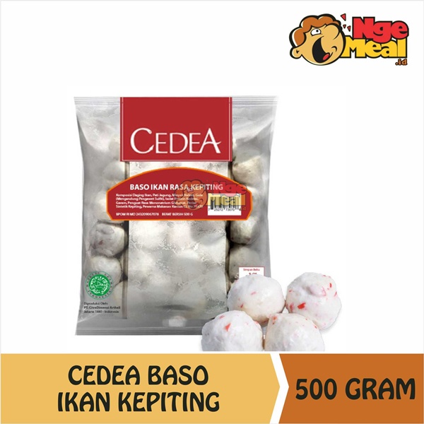 

CEDEA Bakso Ikan Rasa Kepiting 500 Gram