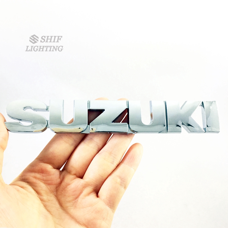 1pc Stiker Emblem Logo Suzuki Bahan Abs Untuk Bagasi Belakang Mobil Suzuki