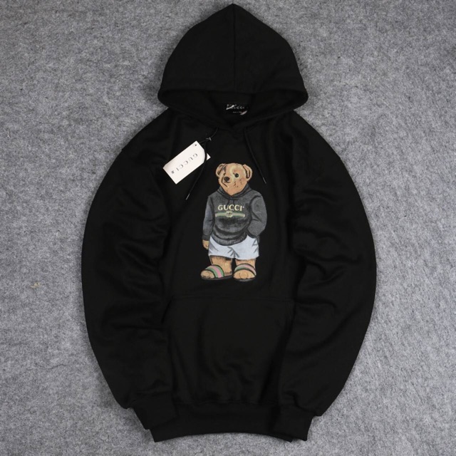 Hypebeast Gengs Hoodie Parody Gucci Bear