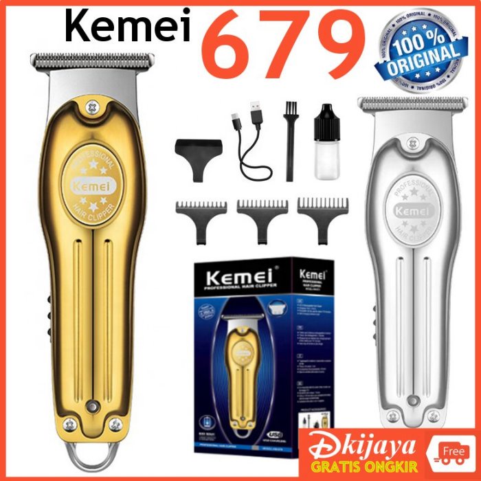 KEMEI 679 Original Alat Cukur Rambut Hair Clipper Detailer Trimmer KM 679 KM679 KM679