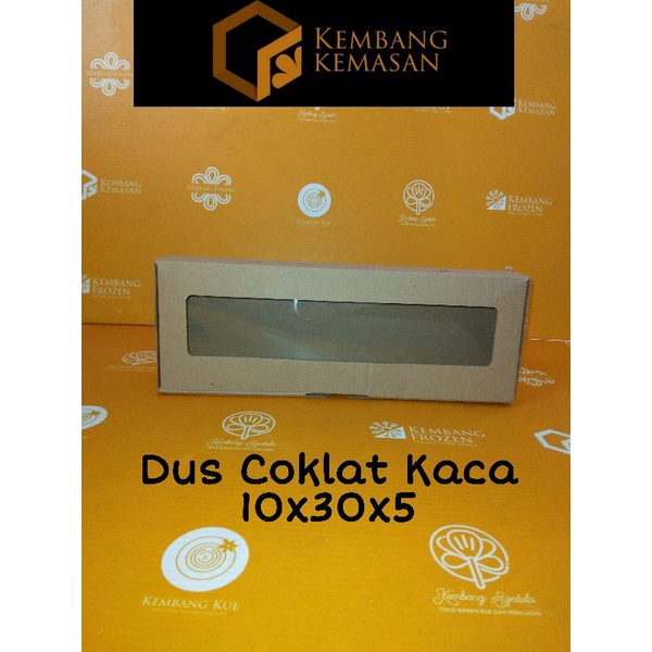 

10PCS DUS COKLAT KACA 10X30X5