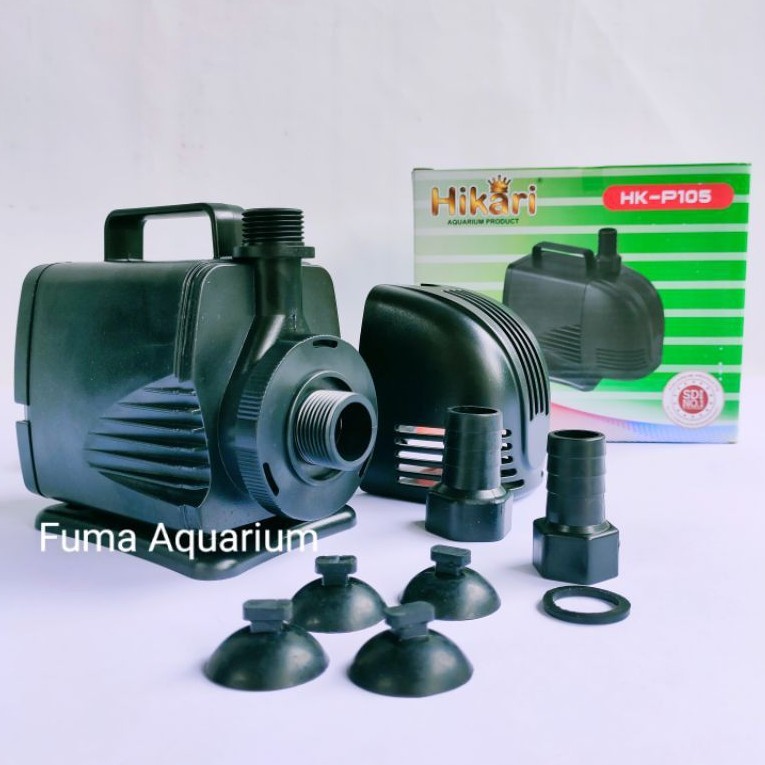 Pompa Celup HIKARI 105 HK-P105 Pompa Kolam Aquarium Hidroponik Waterfall Power Head Submersible Pump