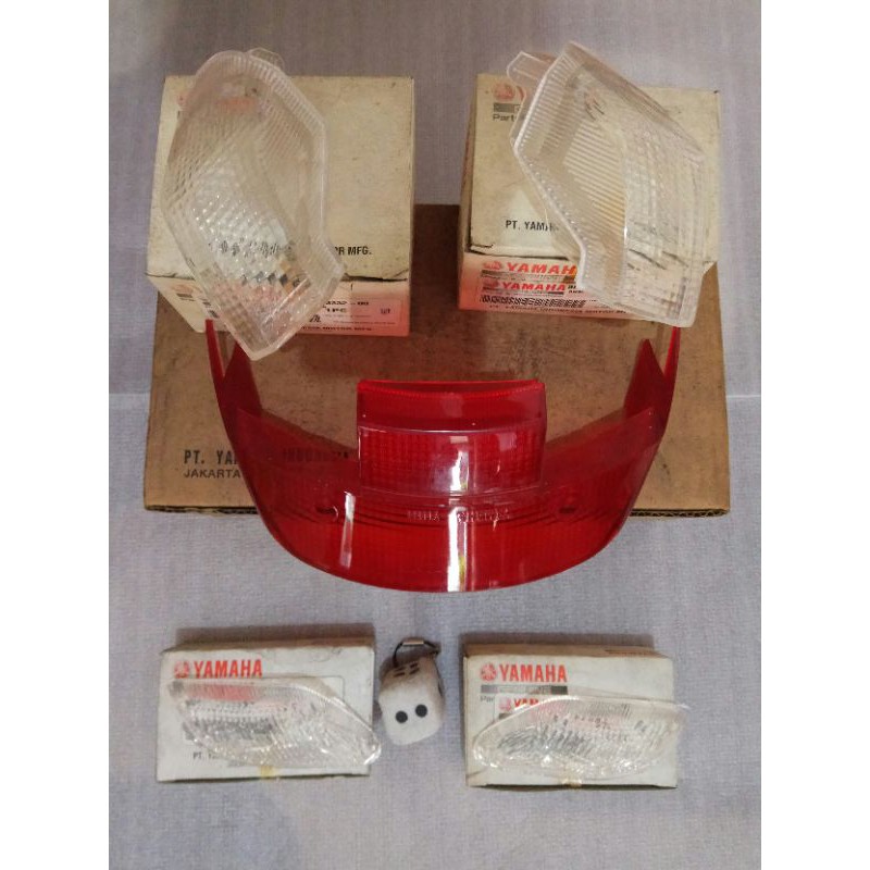 Mika lampu sein sen stop stoplamp belakang depan f1zr fizr putih bening 5kt original