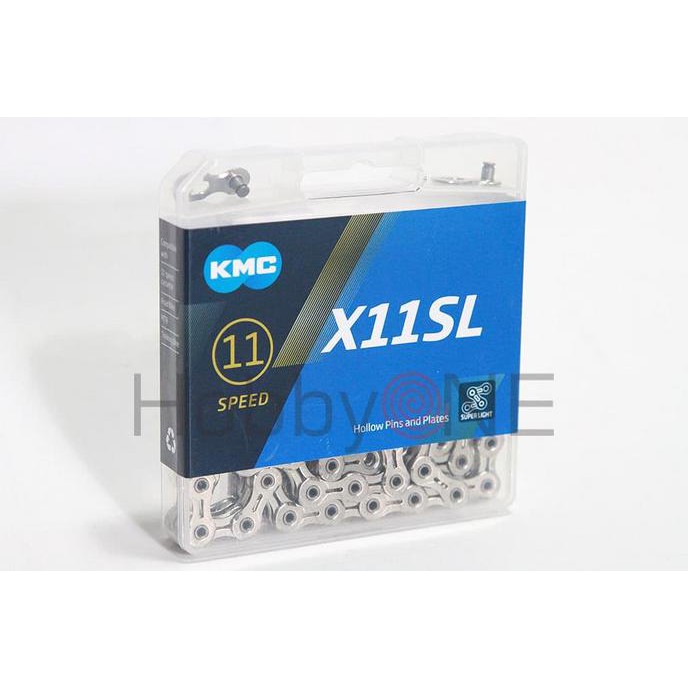 Kmc X11Sl / X 11 Sl - Silver - Rantai 11 Speed