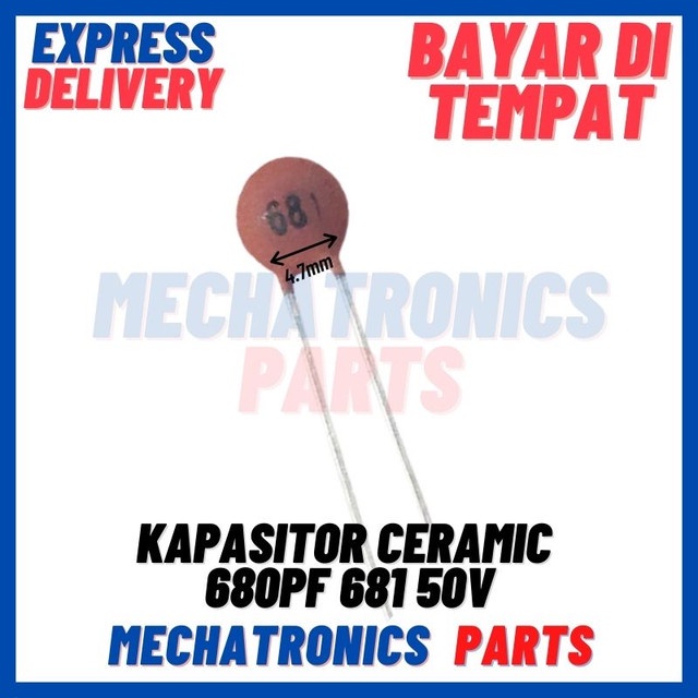 [PAS-9749] KAPASITOR CERAMIC 680PF 681 50V