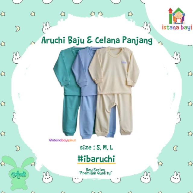 Aruchi Celana Panjang - WARNA SML 6 -24  Bulan/Aruchi baby/aruchi pakaian bayi/celana bayi murah