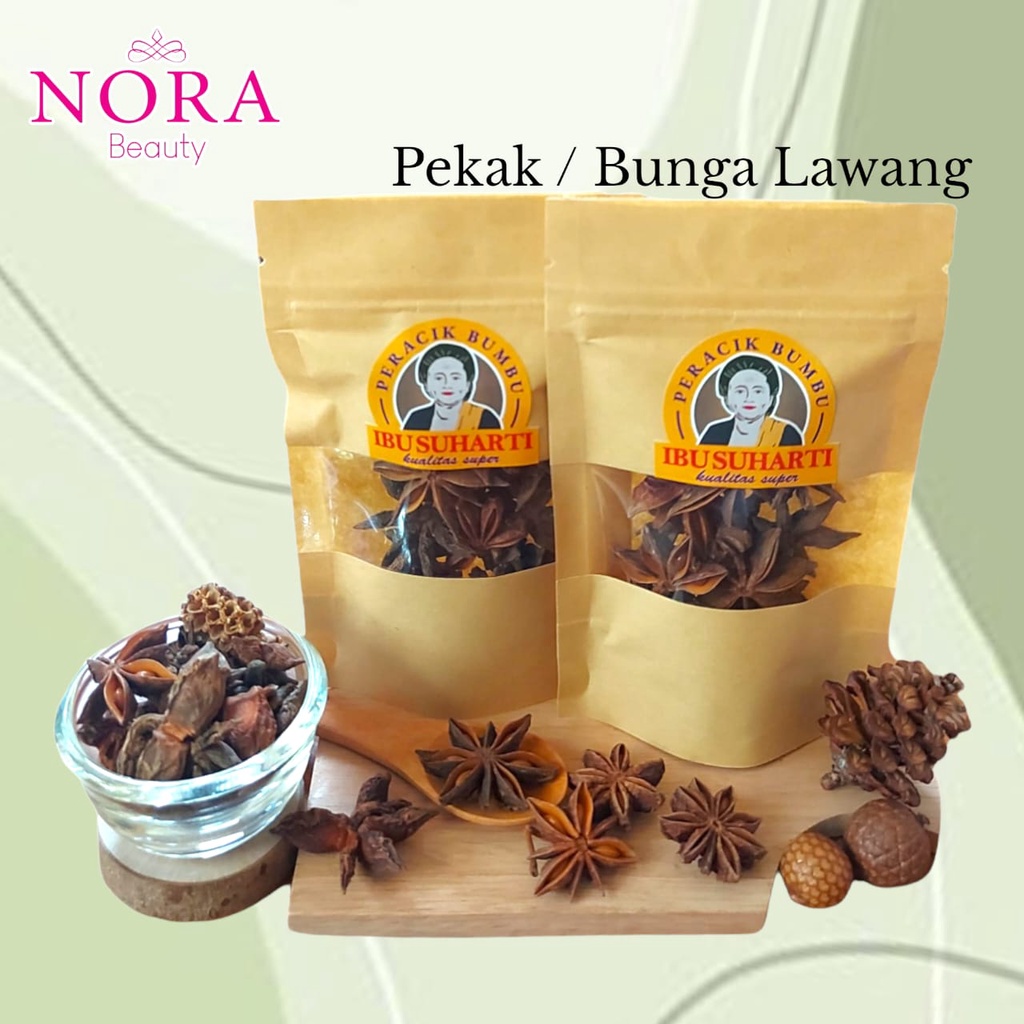 

Bumbu Rempah Pekak Bunga Lawang Kering / Bumbu Dried Star Anise - Ibu Suharti // murah