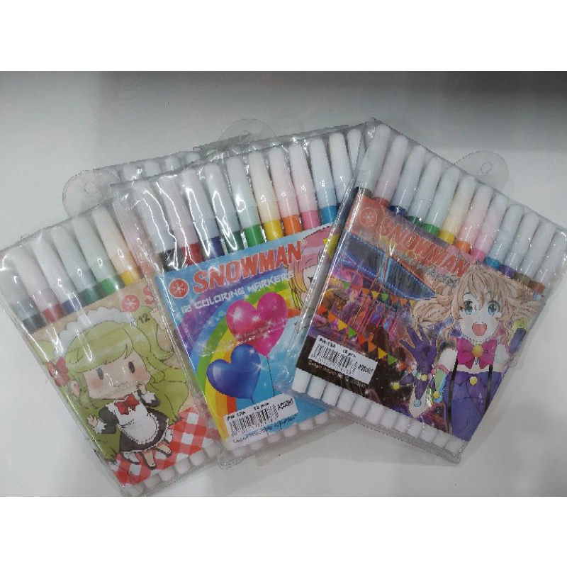 

Spidol Snowman 12 warna PW-12A