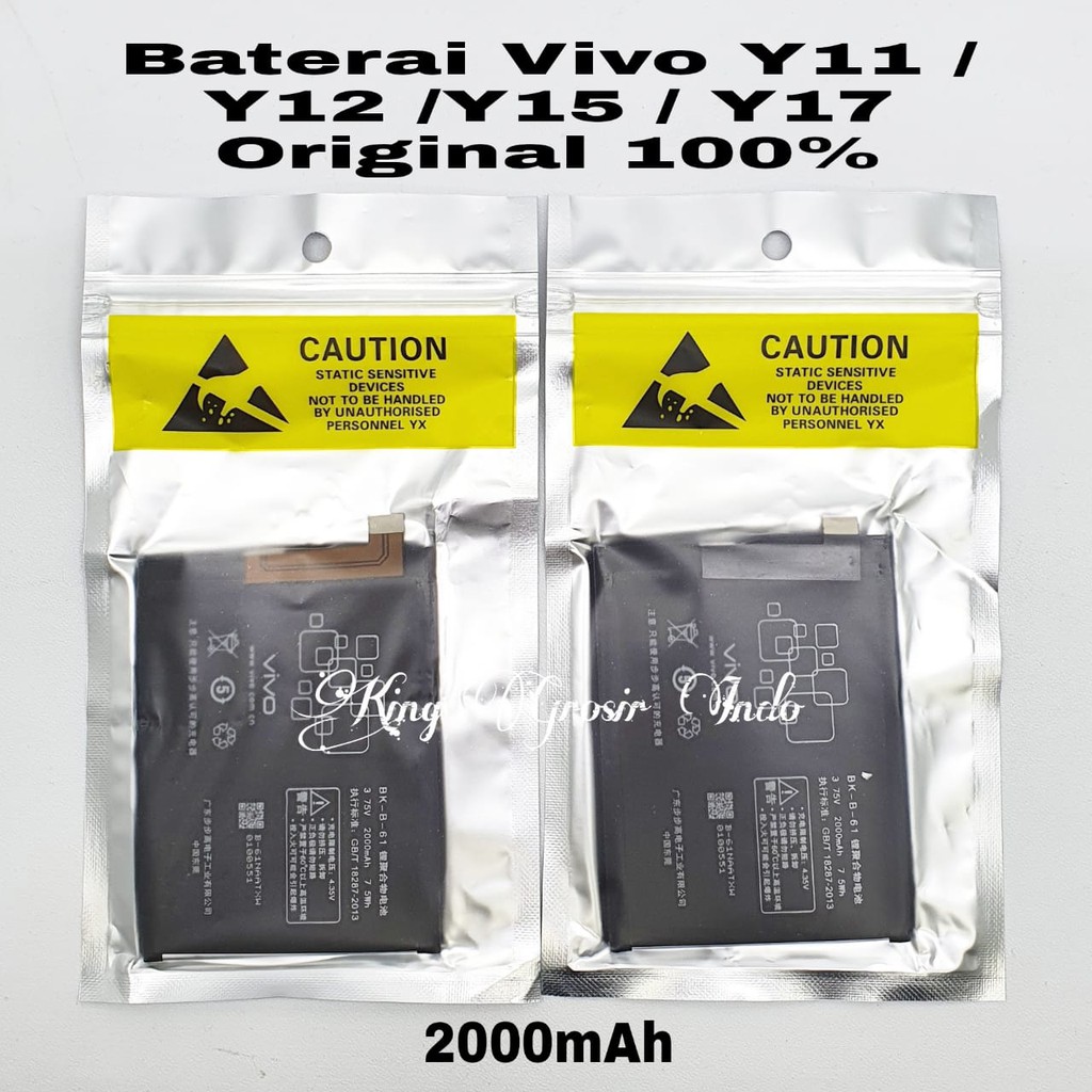 Baterai Vivo BK-B-61 / B61 / Y11 / Y12 / Y15 / Y17 Original 100% Battery