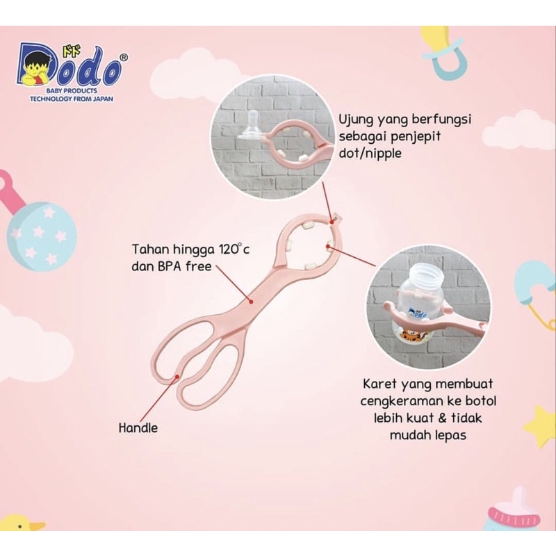 Dodo Feeding Bottle Clamp - Penjepit Botol