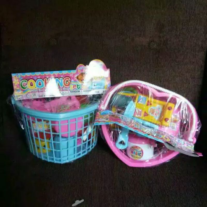 Mainan Anak wjs 221 Cooking set Masak masakkan anak perempuan