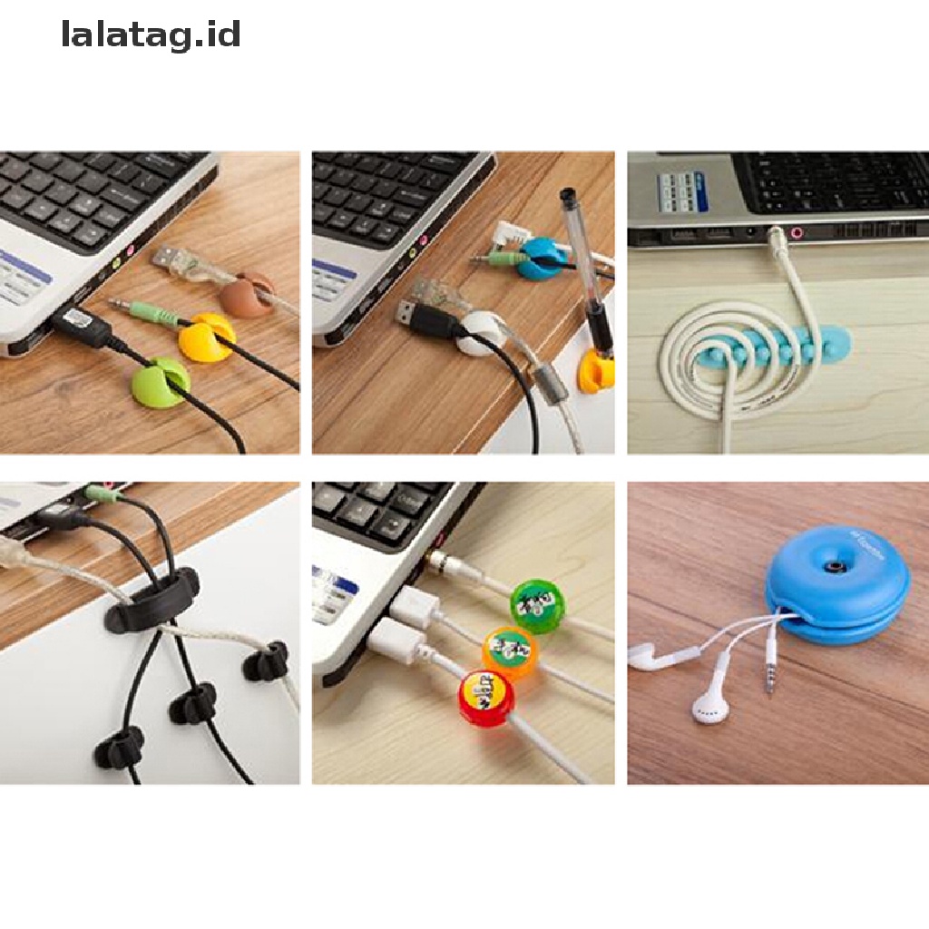 (Flyag) Penggulung Kabel earphone / headphone Bentuk Kura-Kura (ID)