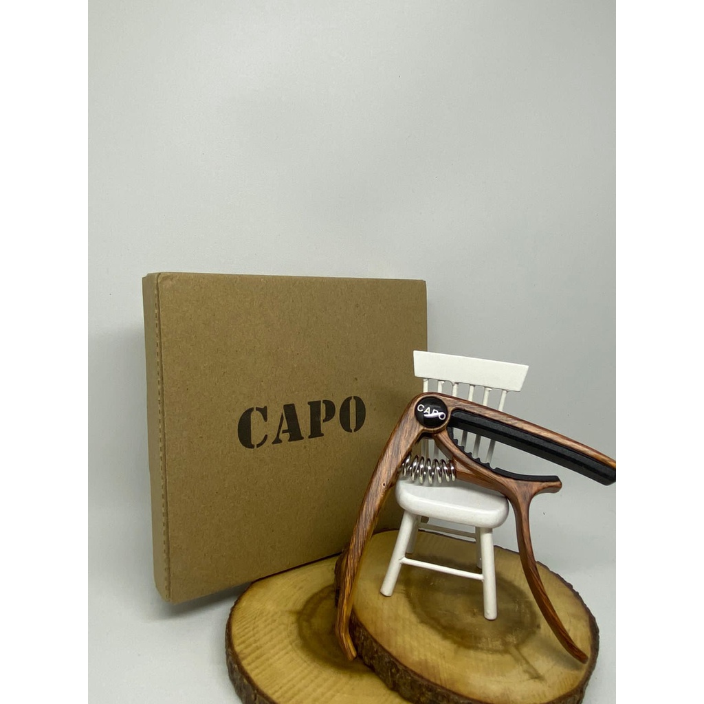 Penjepit Kapo Capo Kayu Gitar Akustik Klasik Elektrik