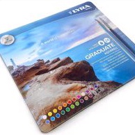 

Lyra Graduate Aquarell Metal Box 24 Cols (Pensil Warna)