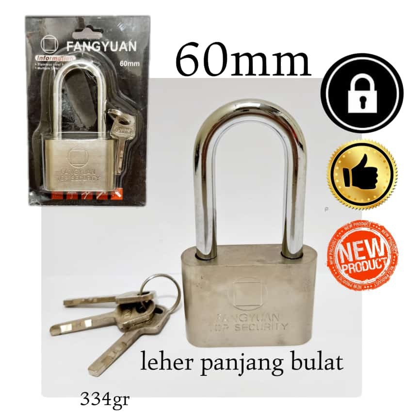 GEMBOK 60MM LEHER PANJANG MURAH