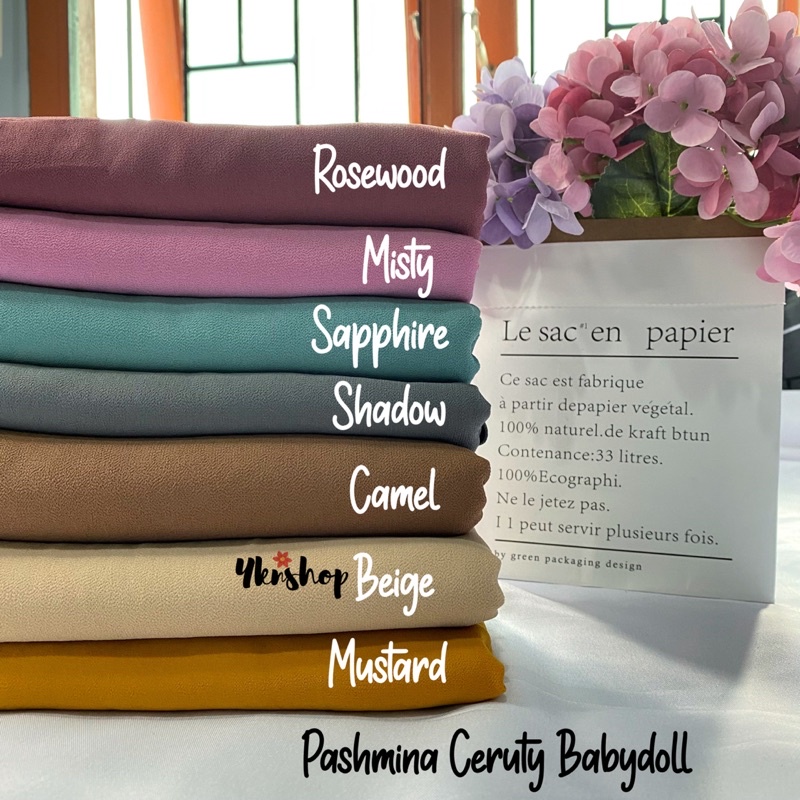 Pashmina Ceruty Babydoll/Laudya Shawl