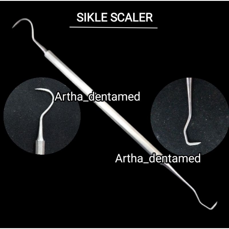 SIKLE SICKLE SCALLER MANUAL PEMBERSIH KARANG GIGI