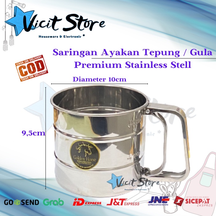 Saringan Ayakan Tepung / Gula Premium Stainless Stell