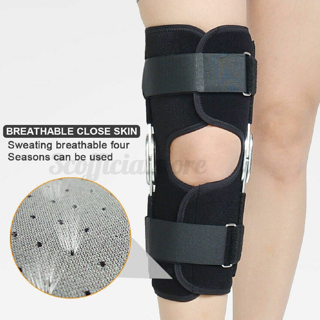 FGD   Aluminium Double-Hinged Knee Brace Support Medical Grade Breathable Adjustable
