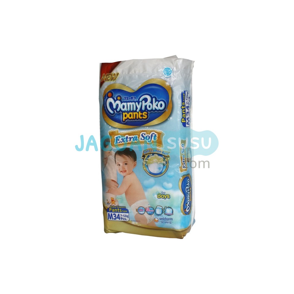 MamyPoko Extra Soft Pants M34 Boy