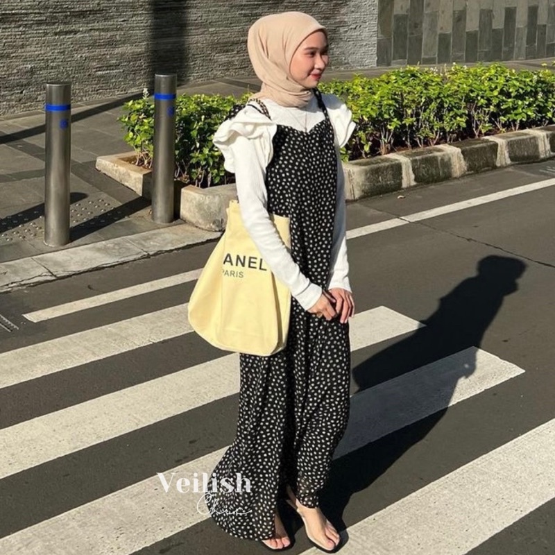 [veilish.chic] ISABEL DRESS | OVERAL KOREA | GAMIS LEBARAN