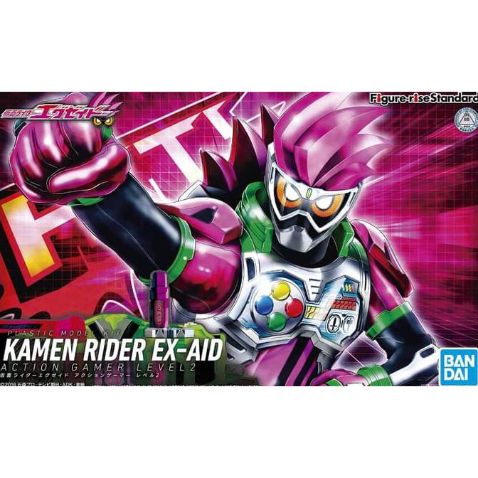 Barang Berkualitas Figure-rise Standard Kamen Rider Ex-Aid Action Gamer Level 2 BANDAI MURAH