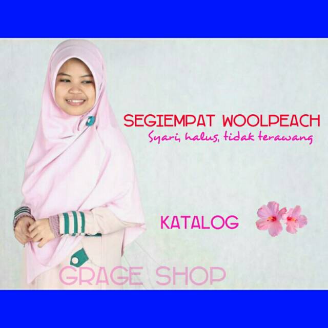 Segiempat wolfis 115x115/ S4 / khimar/jilbab