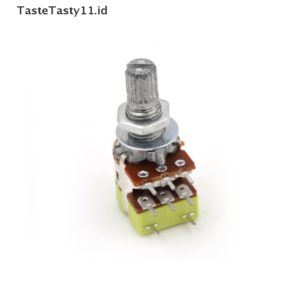 (TasteTasty) B50k Saklar Potentiometer Dual Linear 50K Ohm