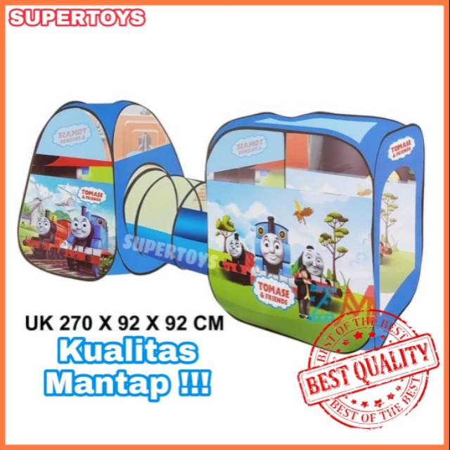 Mainan Tenda Terowongan Thomas Tenda Segitiga Terowongan Mainan Tenda Anak Tenda Mandi Bola Kado