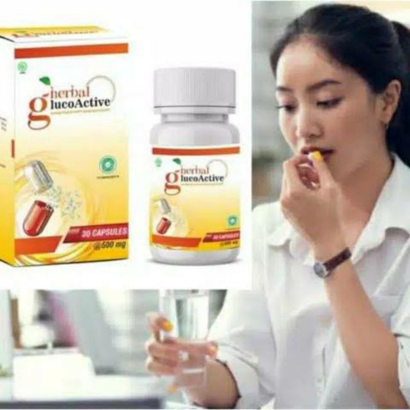GLUCOACTIVE ORIGINAL DIABETES GLUCO ACTIVE ASLI OBAT KENCING MANIS