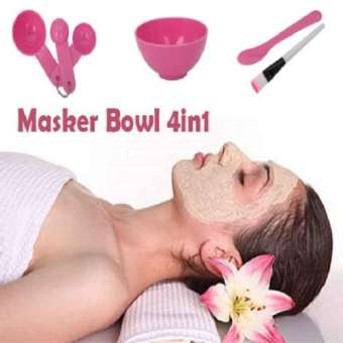 100Mangkok Masker set 4 in 1 / Tempat / Peralatan Mask Bowl