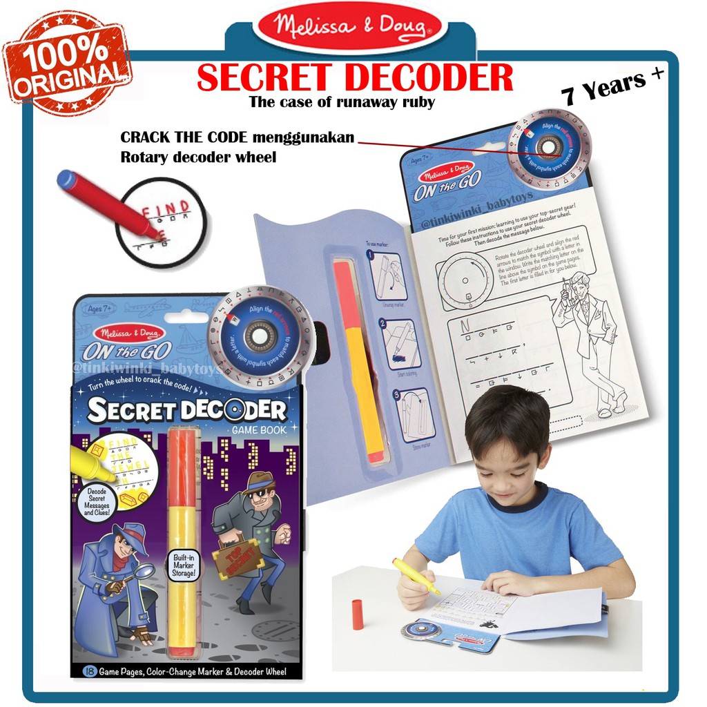 Melissa and doug SECRET DECODER