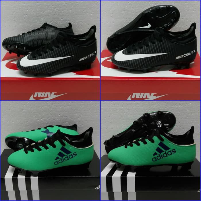 Sepatu bola adidas anak - Hitam- 35