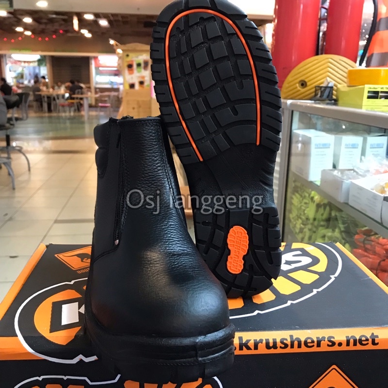 Sepatu Safety Krushers Tulsa Hitam / Safety  Shoes Krushers Black