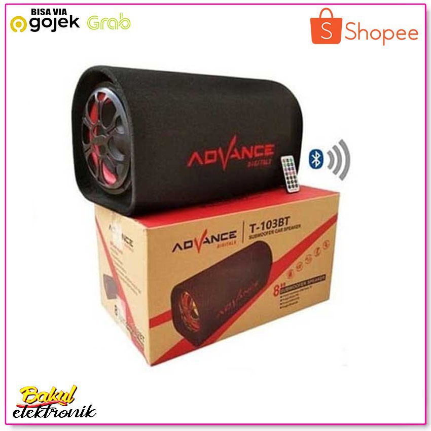 ADVANCE T-103BT Speaker Bluetooth Portable 8 inch FISIK BESAR SUARA MA