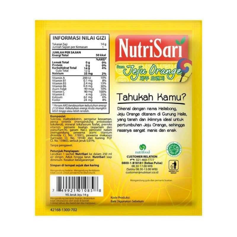 

Nutrisari rasa SURsak slup