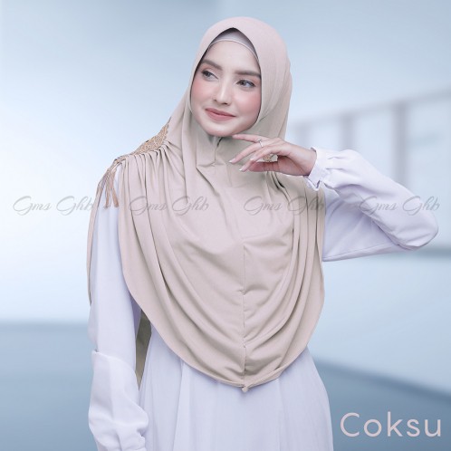 Hijab Jersey Jumbo Premium Terbaru Bergo Syari ORI Pet Antem Kerut Renda Emas Impor Kekinian Murah