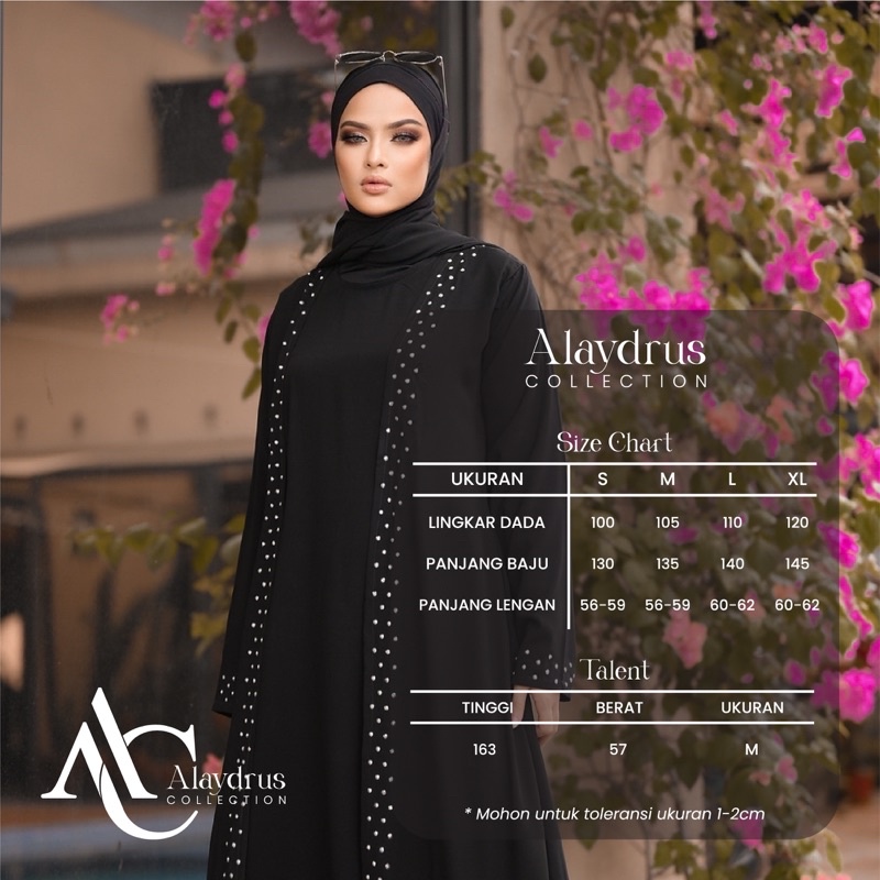 New Abaya Dress Maxi Arab Saudi Bordir Zephy Turki Umroh Dubai Turkey By AlaydrusCollection 745