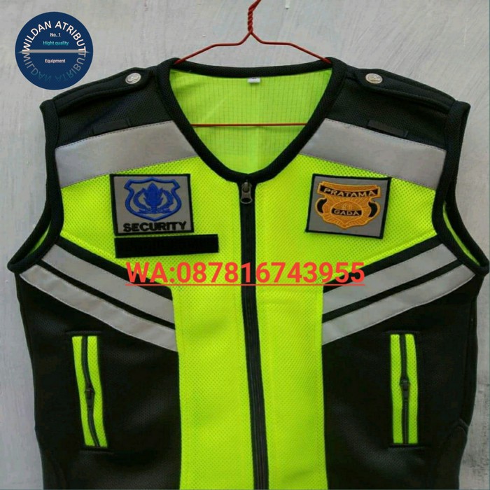 RPM Termurah Promo rompi security murah double mes full logo
