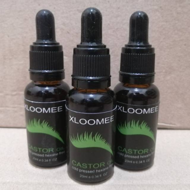 [ NATURAL ] XLOOMEE CASTOR OIL SERUM BULU MATA 100% ORIGINAL! EYEBROW PELENTIK PENUMBUH BULU MATA