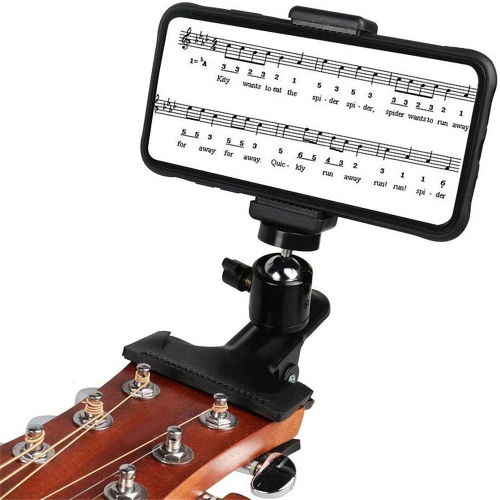 Guitar Head Clip Holder Live broadcast bracket clip Mobile Phone Holder