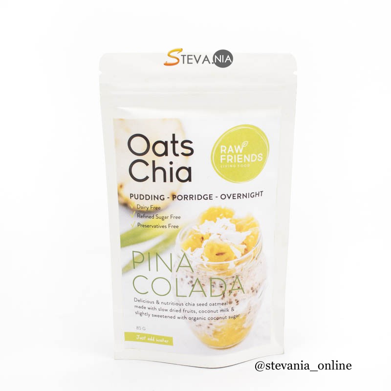 

RAW FRIENDS OAT CHIA PINA COLADA 85GR 100% ORIGINAL PRODUCT