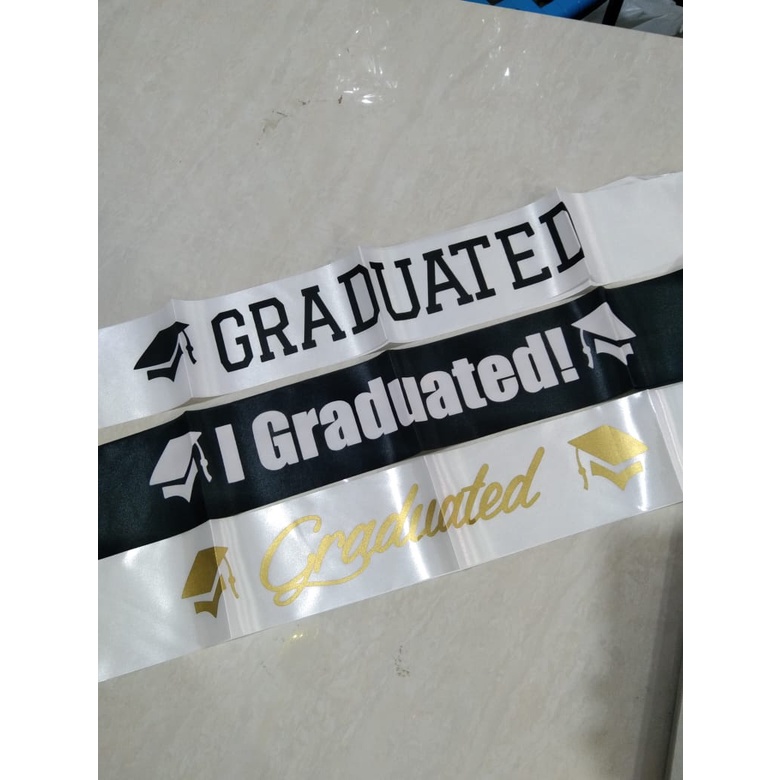 Sash Selempang graduation