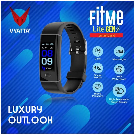 VYATTA FitMe Lite III Smartband - Colour Display - Sport Mode - Waterproof Not Mi Band 3 4 5