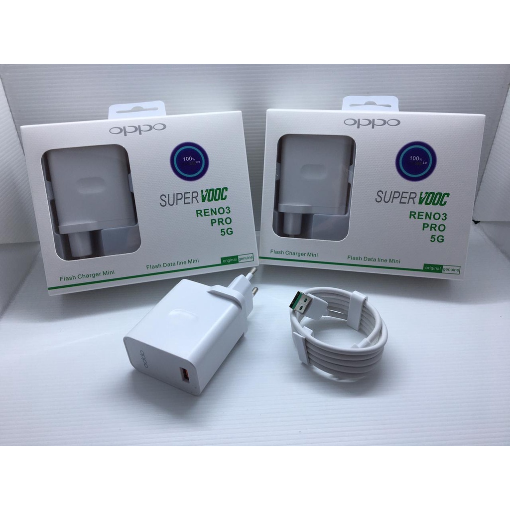 CHARGER OPPO RENO 3 VOOC 18W ORIGINAL RENO 3/RENO 4/RENO 5/ A54/ A74 OPPO