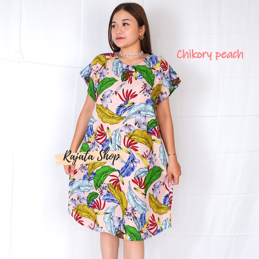 Daster Bali Dress Bali-DST CHIKORY PEACH
