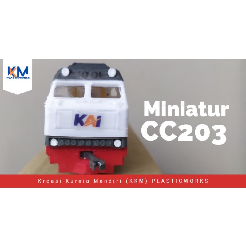 Miniatur Lokomotif CC203 Skala 1:76