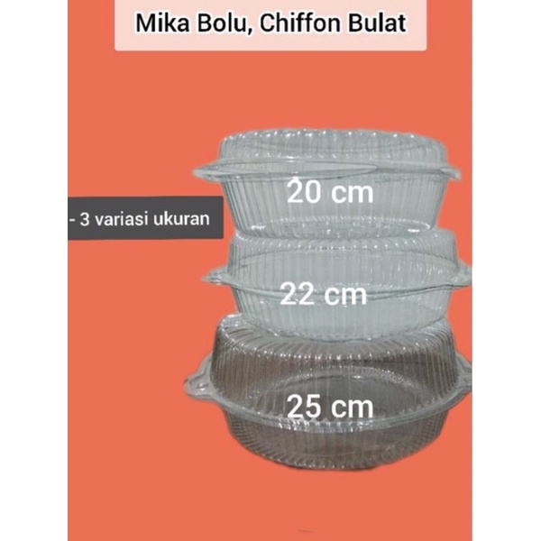 MIKA PELASTIK BULAT 20,22,25 CM